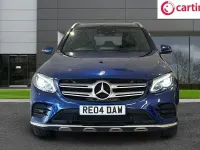 Used Mercedes GLC350 AMG line 258 HP (189 kW) 2018 Blue SUV