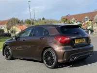 Used Mercedes A200 AMG line 136 HP (100 kW) 2018 Bronze Hatchback