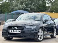 Used Audi A3 S-Line 150 HP (110 kW) 2014 Black Hatchback