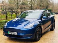 Used Tesla Model Y Long Range AWD 378 kW (514 HP) 2023 Blue SUV