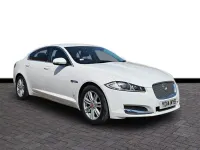 Begagnad Jaguar XF Luxury 163 HK (119 kW) 2014 Vit Sedan