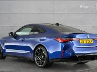 Begagnad BMW M4 Competition Edition 503 HK (369 kW) 2022 Blå Sportkupé
