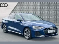 Used Audi A3 S-Line 113 HP (83 kW) 2025 Blue Sedan