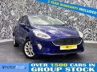 Used Ford Fiesta Titanium 100 HP (73 kW) 2017 Blue Hatchback