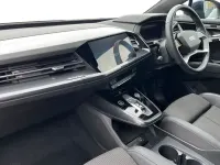 Used Audi Q4 Sportback e-tron S-Line 147 kW (201 HP) 2023 Navarra blue SUV