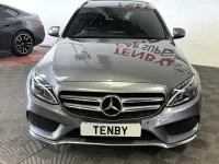 Used Mercedes C350e AMG line 294 HP (216 kW) 2017 Grey Estate