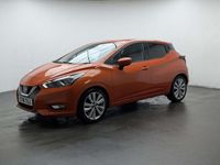 Used Nissan Micra Tekna 90 HP (66 kW) 2018 Orange Hatchback