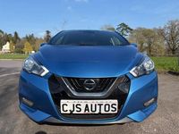 Used Nissan Micra Tekna 2018 Blue Hatchback