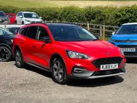 Used Ford Focus Active 125 HP (91 kW) 2020 Red Estate