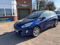 Used Ford Fiesta Zetec 2018 Blue Hatchback