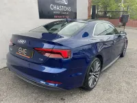 Used Audi A5 S-Line 190 HP (139 kW) 2018 Blue Coupe