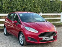 Used Ford Fiesta Zetec 2016 Red Hatchback