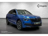 Used Skoda Kamiq Monte Carlo 147 HP (108 kW) 2022 Race blue metallic SUV