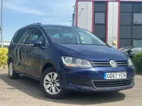 Used VW Sharan SE 150 HP (110 kW) 2018 Blue MPV