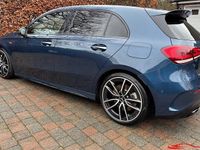 Used Mercedes A35 AMG Premium 306 HP (225 kW) 2021 Blue Hatchback