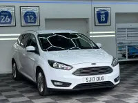 Used Ford Focus Zetec 120 HP (88 kW) 2017 White Estate