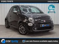 Used Fiat 500S S 2016 Black Hatchback