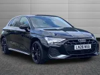 New Audi A3 S-Line 116 HP (85 kW) 2026 Mythos black Hatchback