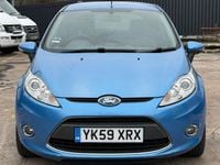 Used Ford Fiesta Zetec 2009 Blue Hatchback