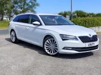 Usado Skoda Superb SE L Executive 150 CV (110 kW) 2017 Blanco Familiar