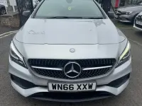 Used Mercedes CLA220 AMG line 177 HP (130 kW) 2016 Silver Coupe