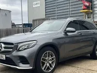 Used Mercedes GLC220 AMG line 170 HP (125 kW) 2018 Grey SUV
