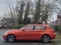 Usado BMW 116 Sport Line 2016 Naranja Utilitario