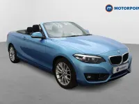 Used BMW 218 136 HP (100 kW) 2019 Blue Cabriolet