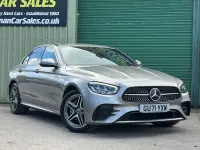 Used Mercedes E300 AMG line 2021 Silver Sedan