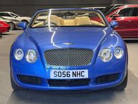 Used Bentley Continental GT Convertible 552 HP (405 kW) 2007 Blue Cabriolet