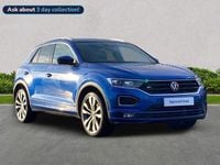Used VW T-Roc R-line 150 HP (110 kW) 2020 Blue SUV