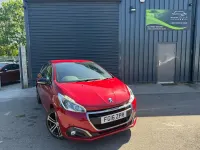 Used Peugeot 208 GT-line 110 HP (80 kW) 2016 Red Hatchback