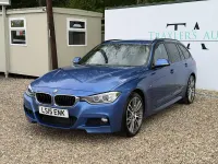 Used BMW 330 M Sport 258 HP (189 kW) 2015 Blue Estate
