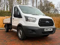 Used Ford Transit 130 HP (95 kW) 2017 White Cabriolet