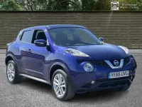 Used Nissan Juke N-Connecta 115 HP (84 kW) 2016 Blue SUV