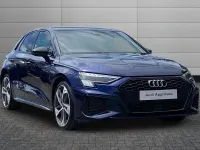 Used Audi A3 Comfort 150 HP (110 kW) 2022 Navarra blue Sedan