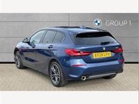 Used BMW 118 Sport Line 136 HP (100 kW) 2024 Blue Hatchback