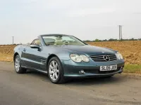 Used Mercedes SL500 306 HP (225 kW) 2005 Blue Cabriolet