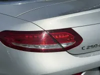 Used Mercedes C250 AMG line 204 HP (150 kW) 2017 Silver Cabriolet