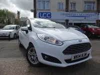 Used Ford Fiesta Zetec 100 HP (73 kW) 2014 White Hatchback