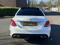 Used Mercedes C250 AMG line 204 HP (150 kW) 2017 White Sedan