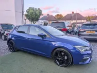 Used Seat Leon FR 130 HP (95 kW) 2018 Blue Hatchback