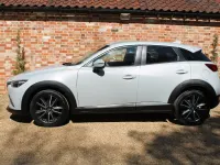 Used Mazda CX-3 Touring 105 HP (77 kW) 2015 Pearl white SUV