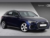 Used Audi A3 S-Line 147 HP (108 kW) 2023 Blue Hatchback