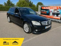 Used Mercedes C220 2008 Black Estate