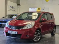 Used Nissan Note N-TEC 110 HP (80 kW) 2011 Red Hatchback