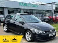 Used VW Golf VII Edition 110 HP (80 kW) 2016 Black Hatchback