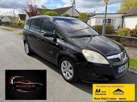 Used Vauxhall Zafira 150 HP (110 kW) 2008 Black MPV