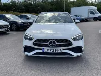 Used Mercedes C300e AMG line 2023 White Sedan