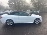 Used Audi A5 Cabriolet S-Line 2010 White Cabriolet